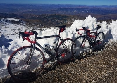 Cycle up Pico Veleta, 3394m