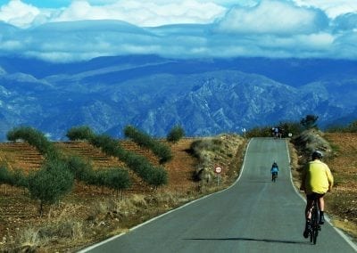 Cycling to Granada, Andalucia