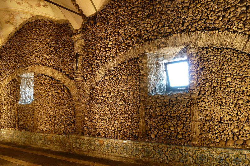 Portugal’s Chapel of Bones, a macabre Tourist site