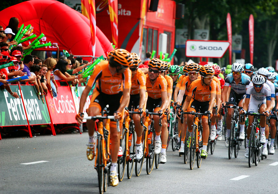 Orange Euskaltel Basque ProRacing Team in La Vuelta