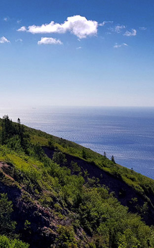 Cycling Canada's famous Cabot Trail